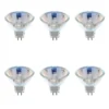 6 Pack Bombillo Dicroico Halógeno Bi-pin GX5.3, 20W, 2700K, Osram