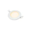 4 Pack Panel Empotrable Redondo 2,5″, 3W, 3000K, Luxolar - Imagen 2