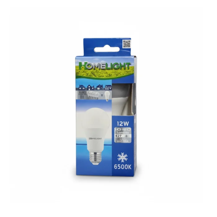 12 Pack Bombillo Bulbo A60, 12W, Rosca E27, 6500K, HomeLight - Imagen 3