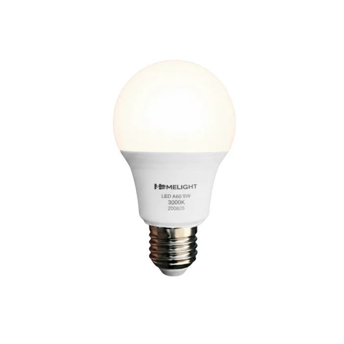 12 Pack Bombillo Bulbo A60, 9W, Rosca E27, 3000K, HomeLight - Imagen 2