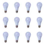 12 Pack Bombillo Bulbo A65, 12W, Rosca E27, 6500K, Decolux