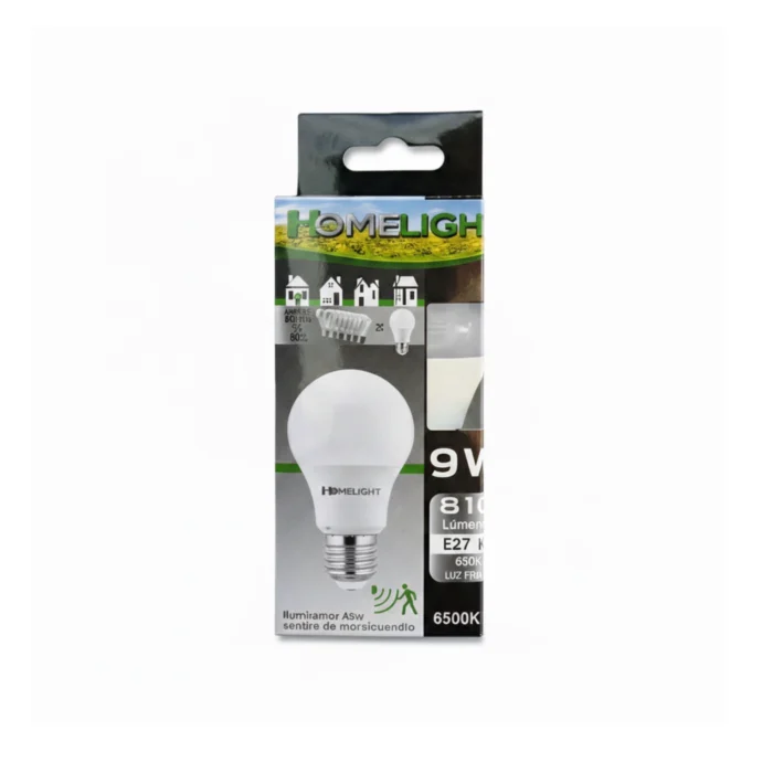 12 Pack Bombillo Bulbo con Sensor de Proximidad, 9W, Rosca E27, 6500K, HomeLight - Imagen 4
