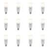 12 Pack Bombillo Tipo Stick, 12W, Rosca E27, 3000K, HomeLight