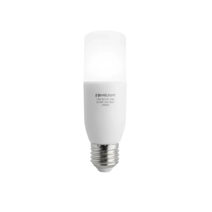 12 Pack Bombillo Tipo Stick, 12W, Rosca E27, 6500K, HomeLight - Imagen 2