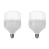 2 Pack Bombillo Tipo Domo, 50W, Rosca E27, 6500K, Lucerna