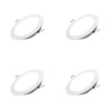 4 Pack Panel Empotrable Redondo 2,5", 3W, 6K, SPINTRON