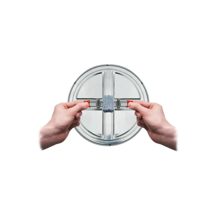 2 Pack Panel Ajustable Empotrable Redondo 6", 15W, 3000K, Lucerna - Imagen 5