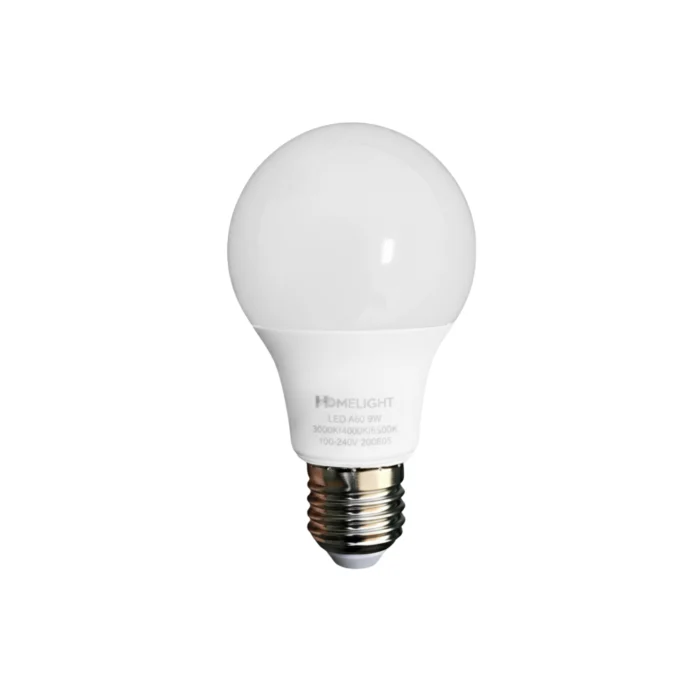 6 Pack Bombillo Bulbo 3 Tonos, 9W, Rosca E27, 3000K, 4000K, 65000K, HomeLight - Imagen 2
