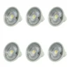 6 Pack Bombillo Dicroico Bi-pin GU5.3, 5W, 3000K, Lucerna