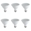 6 Pack Bombillo Dicroico E27, 12W, 3500K, Overlux