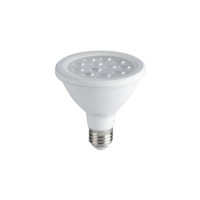 6 Pack Bombillo Dicroico E27, 12W, 3500K, Overlux - Imagen 2