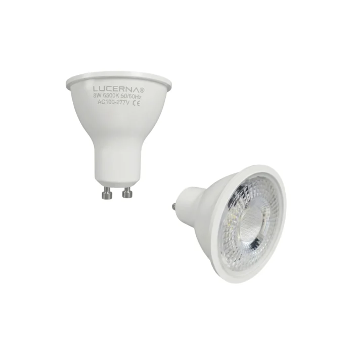 6 Pack Bombillo Dicroico GU10, 8W, 6500K, Lucerna - Imagen 2