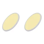 2 Pack Panel Ajustable Empotrable Redondo 8", 20W, 3000K, Lucerna