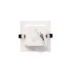 2 Pack Panel DOB Empotrable Cuadrado 5", 9W, 3000K, Compact Lumen, Lucerna - Imagen 4