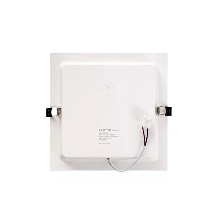 2 Pack Panel DOB Empotrable Cuadrado 8", 20W, 3000K, Compact Lumen, Lucerna - Imagen 4