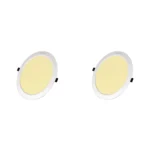 2 Pack Panel DOB Empotrable Redondo 6", 15W, 3500K, Decolux