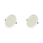 2 Pack Panel DOB Empotrable Redondo 6", 15W, 4100K, Decolux
