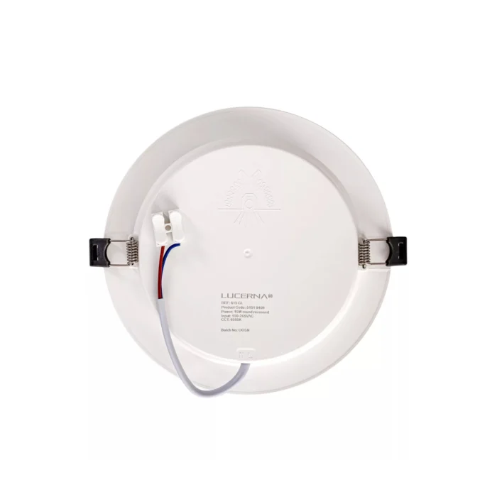 2 Pack Panel DOB Empotrable Redondo 6", 15W, 6500K, Compact Lumen, Lucerna - Imagen 4