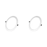 2 Pack Panel DOB Empotrable Redondo 6", 15W, 6500K, Decolux