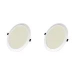 2 Pack Panel DOB Empotrable Redondo 8", 20W, 4100K, Decolux
