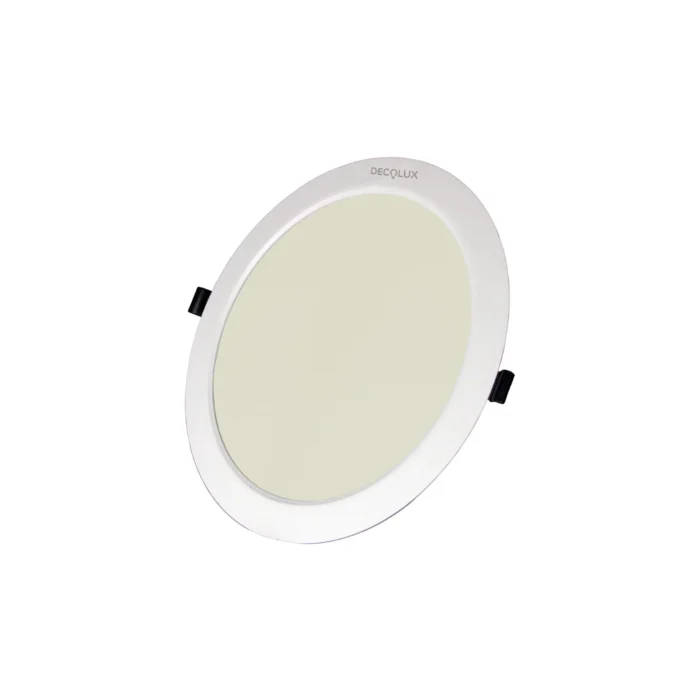 2 Pack Panel DOB Empotrable Redondo 8", 20W, 4100K, Decolux - Imagen 2