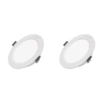 2 Pack Panel DOB Empotrable Redondo 8", 20W, 6500K, Compact Lumen, Lucerna