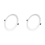 2 Pack Panel DOB Empotrable Redondo 8", 20W, 6500K, Decolux