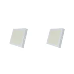 2 Pack Panel DOB Superficial Cuadrado 6", 12W, 4100K, Decolux