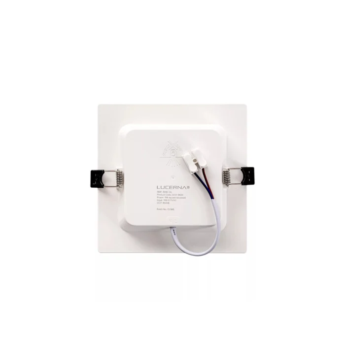 2 Pack Panel DOB Empotrable Cuadrado 5", 9W, 6500K, Compact Lumen, Lucerna - Imagen 4