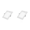 2 Pack Panel DOB Empotrable Cuadrado 5", 9W, 6500K, Compact Lumen, Lucerna
