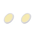 2 Pack Panel Ajustable Empotrable Redondo 4", 8W, 3000K, Lucerna