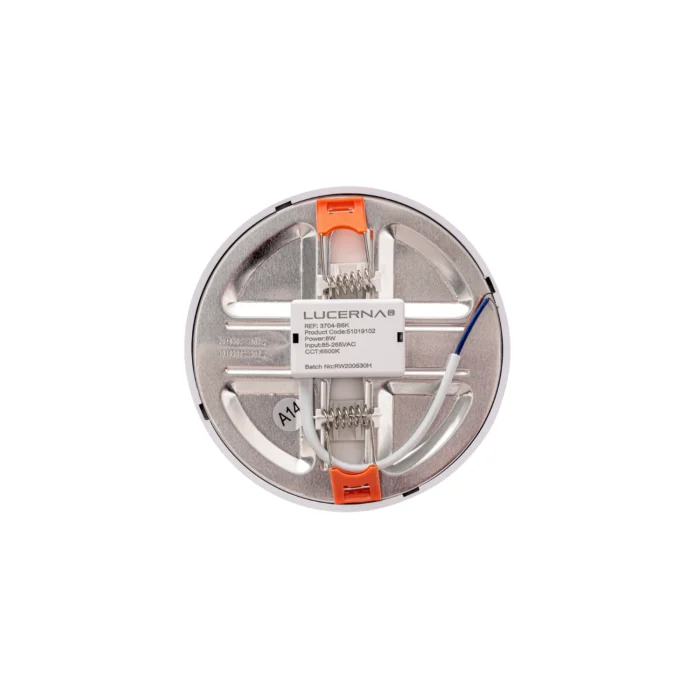 2 Pack Panel Ajustable Empotrable Redondo 4", 8W, 6500K, Lucerna - Imagen 4