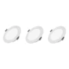 3 Pack Panel DOB Empotrable Redondo 5", 9W, 6500K, Compact Lumen, Lucerna