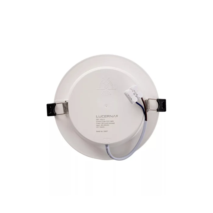 3 Pack Panel DOB Empotrable Redondo 5", 9W, 6500K, Compact Lumen, Lucerna - Imagen 4