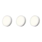 3 Pack Panel Superficial Redondo 4", 6W, 3500K, Pro-Energy