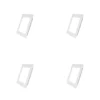 4 Pack Panel Empotrable Cuadrado 2.5", 3W, 6500K, Línea Clásica, Lucerna