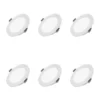 6 Pack Panel DOB Empotrable Redondo 3", 4W, 6500K, Compact Lumen, Lucerna