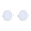 2 Pack Panel Empotrable Redondo 6", 12W, 6500K, Luxolar