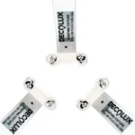 3 Pack Luminaria Comercial T8 120cm, Doble (2 Tubos), Decolux