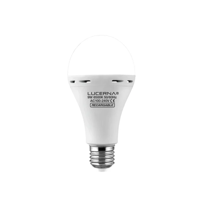 2 Pack Bombillo de Emergencia Recargable, 9W, 6500K, Lucerna - Imagen 3