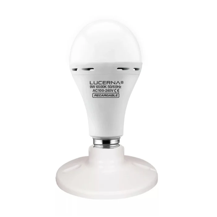 2 Pack Bombillo de Emergencia Recargable, 9W, 6500K, Lucerna - Imagen 4