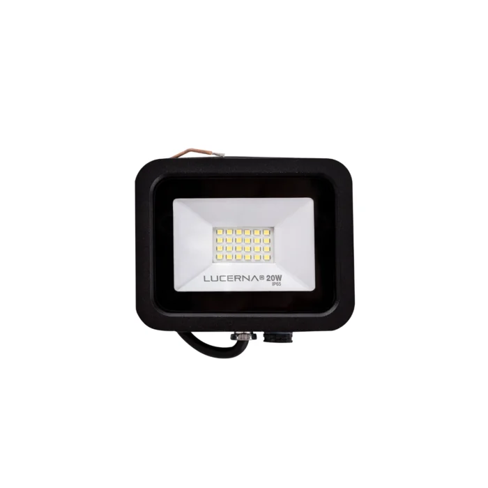 2 Pack Reflector Compacto SMD Negro, 20W, 3000K, Lucerna - Imagen 3
