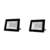 2 Pack Reflector Compacto SMD Negro, 20W, 6000K, Pro-Energy