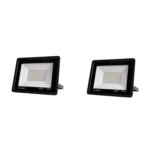 2 Pack Reflector Compacto SMD Negro, 20W, 6000K, Pro-Energy
