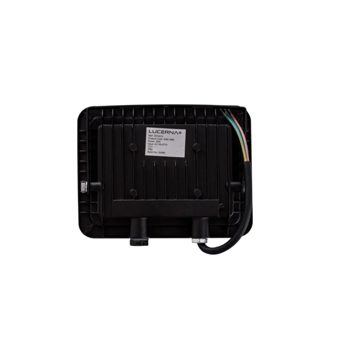 2 Pack Reflector Compacto SMD Negro, 30W, 3000K, Lucerna - Imagen 4