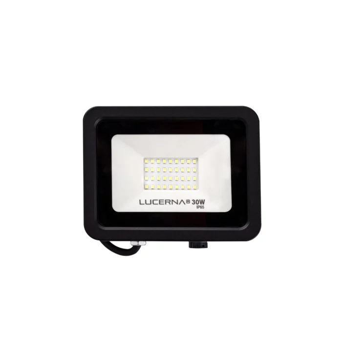 2 Pack Reflector Compacto SMD Negro, 30W, 3000K, Lucerna - Imagen 3