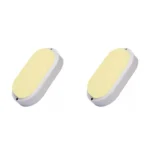 2 Pack Vapoleta Ovalada 16x8.9cm, 8W, 3000K, Lucerna