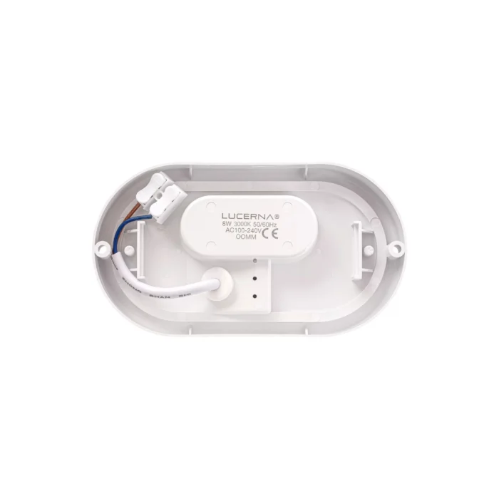 2 Pack Vapoleta Ovalada 16x8.9cm, 8W, 3000K, Lucerna - Imagen 4