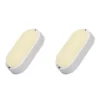 2 Pack Vapoleta Ovalada 17.5x9.6cm, 12W, 3000K, Lucerna