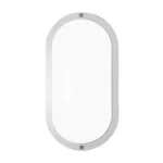 2 Pack Vapoleta Ovalada, Base Blanca, 18W, 6500K, Smartlight